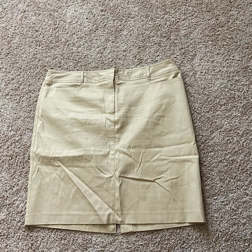 Khaki skirt